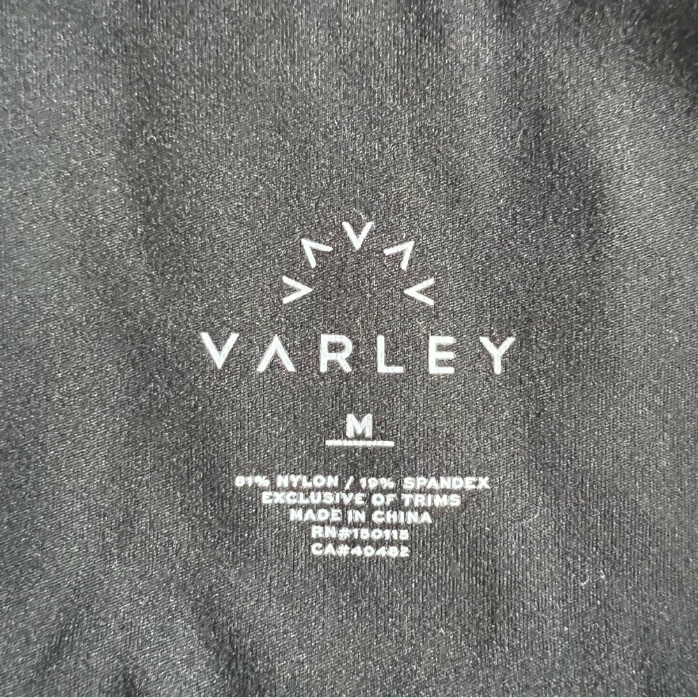Varley Barre Black Leggings Cropped Medium - Picture 4 of 4